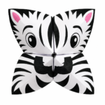 Flip flapper - nip napper zebra