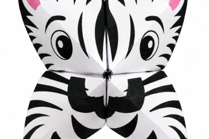 Flip flapper - nip napper zebra